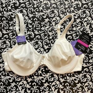 Beauty By Bali Silky Smooth Full Coverage Adjustable Straps Bra. 36C